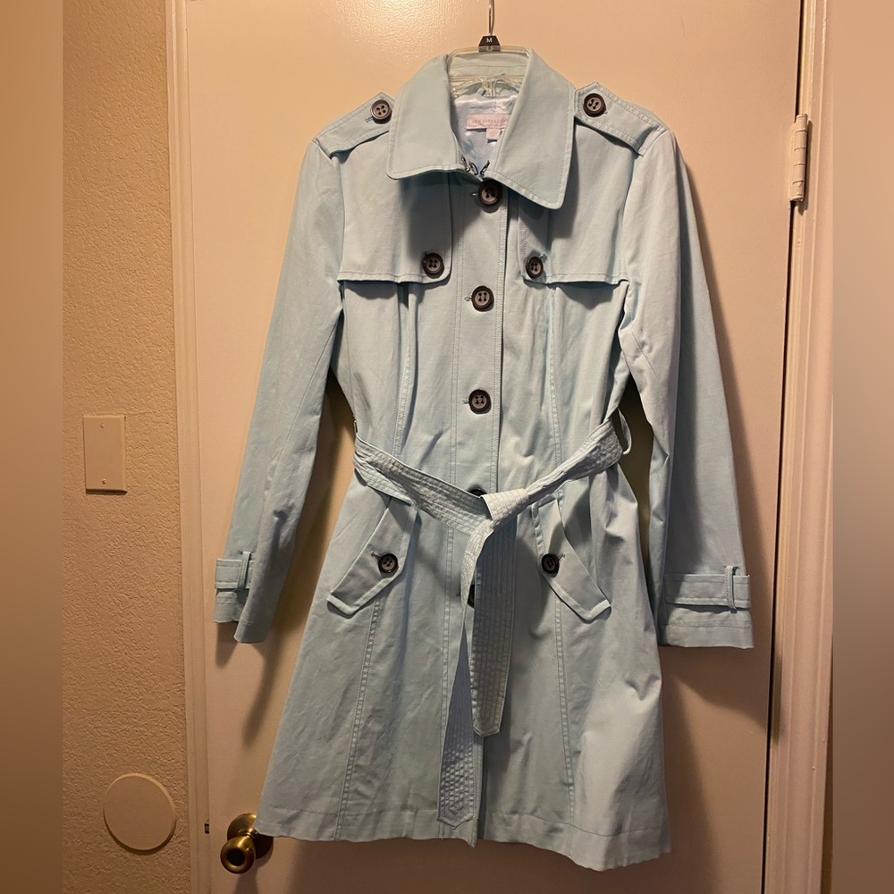 Double breasted trench coat